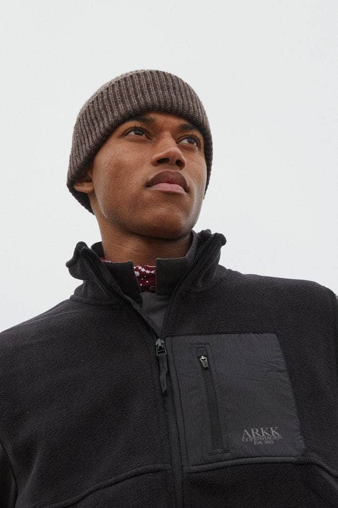 ARKK Apparel ARKK Essential Fleece Jacket | Black White Fleece Jacket